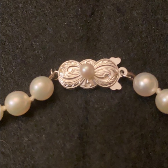 AUTH 1980s MIKIMOTO AKOYA CULTURED PEARL NECKLACE LANE CRAWFORD NECKLACE - Picture 8 of 17